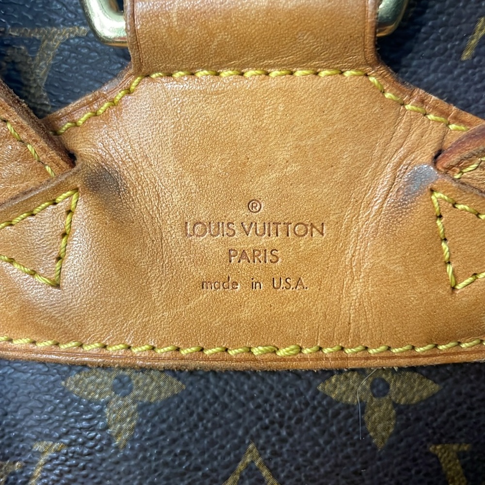 Louis Vuitton Brown Tan Monogram Montsouris MM Vintage - Picture 14 of 15